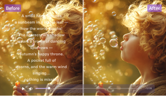 remove text from video