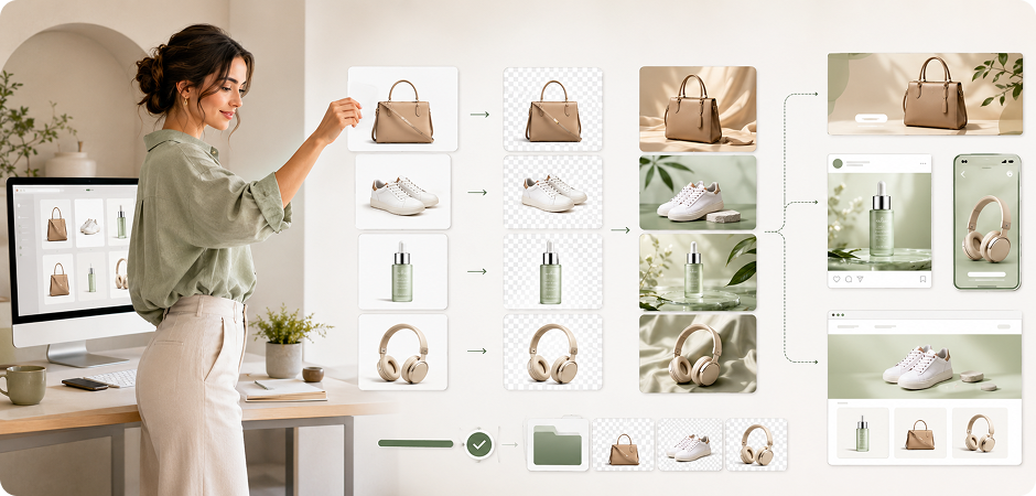 remove white background from product photos for ecommerce