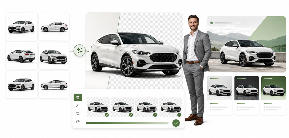white background remover for car and vehicle listings