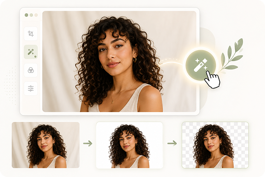 one click ai white background remover