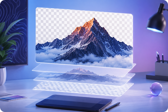 export hd and 4k pngs with alpha channel