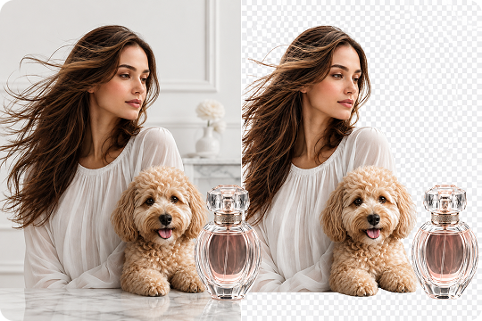 keep png edges clean around hair fur and glass