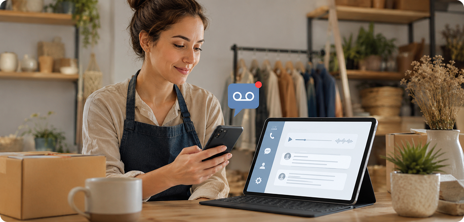 free voicemail to text for daily business calls