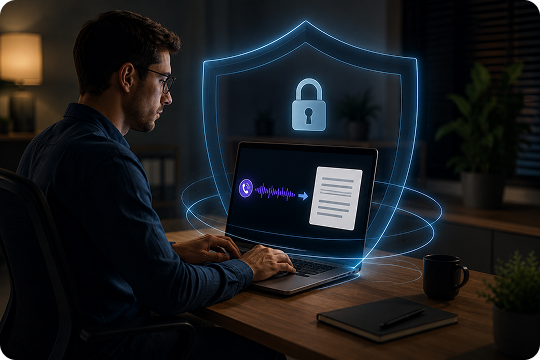 privacy first local processing on desktop
