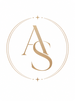 modern couple initials wedding logo