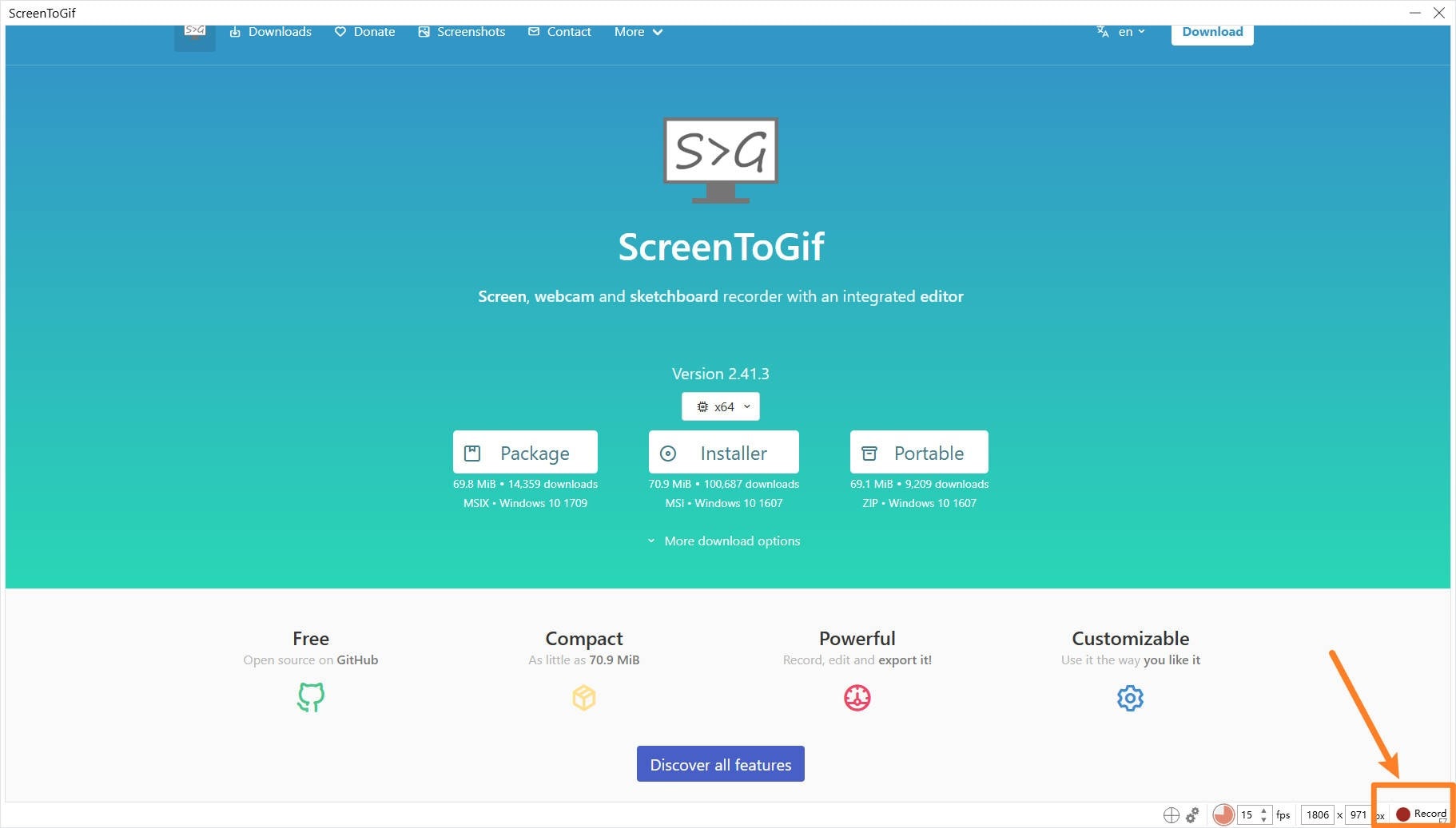 record screen to gif screenrecorder