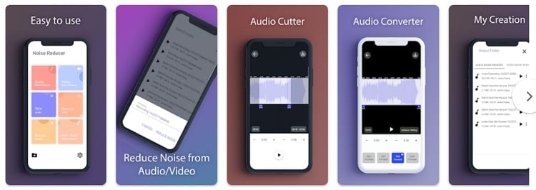 reduce noise in audio and video app