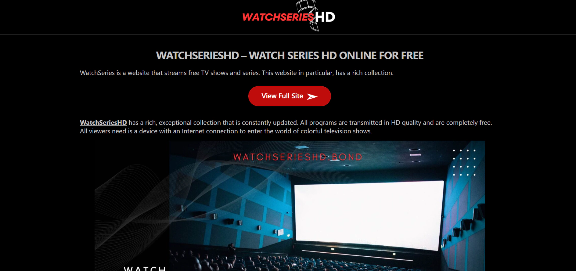 watchseries homepage