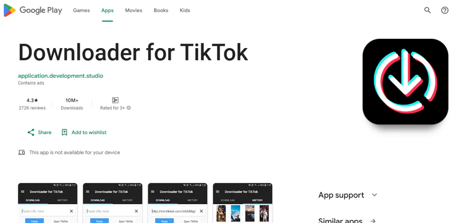 Downloader-for-TikTok-Homepage