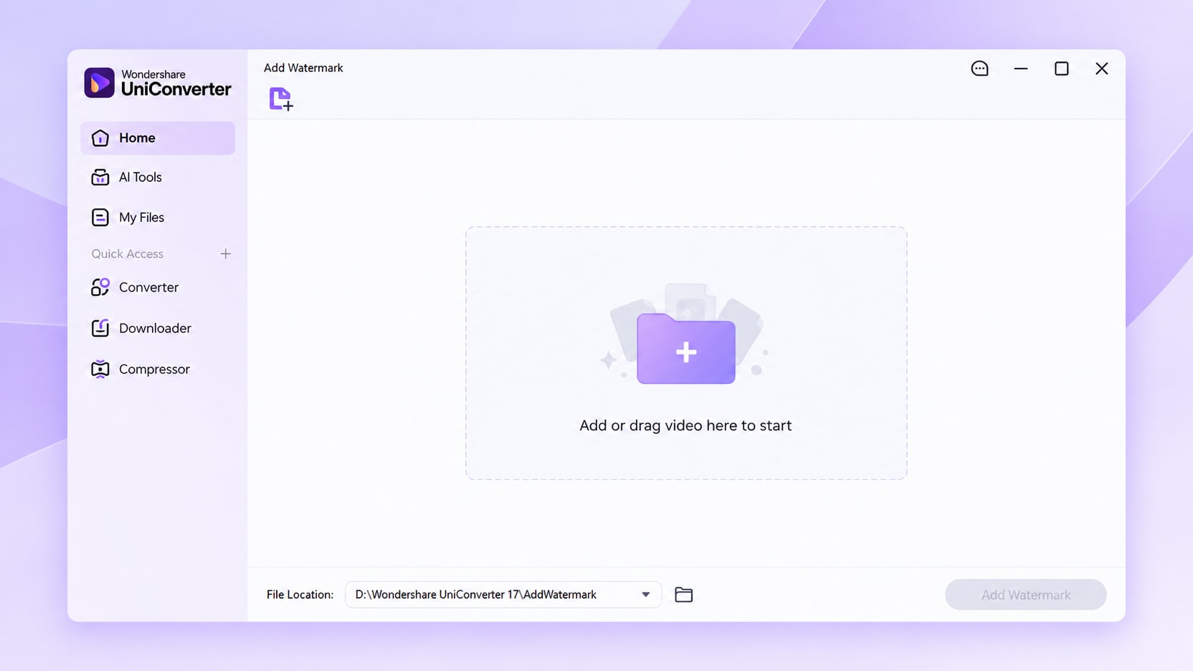 Add a logo watermark to video