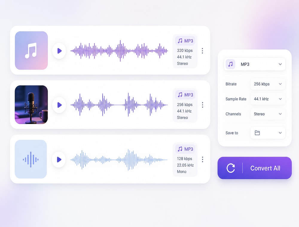 Finish the Mixed Audio Collection