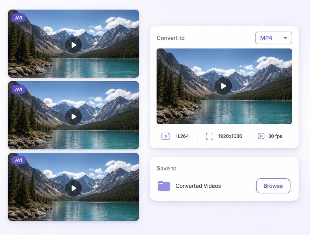 Prepare MP4 Outputs for Current Playback