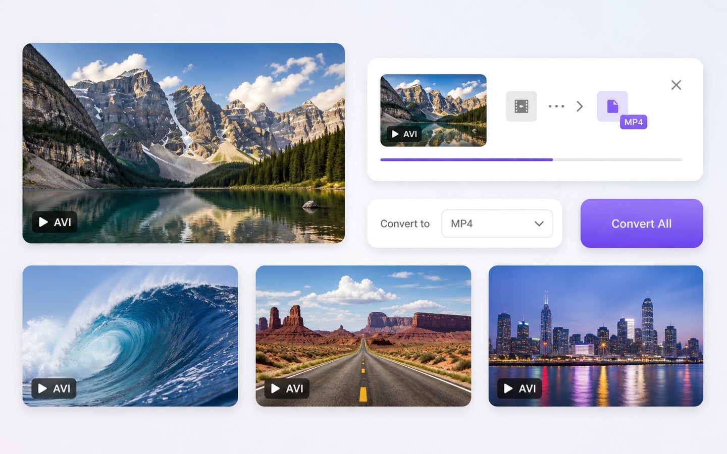 Batch AVI To MP4 Converter