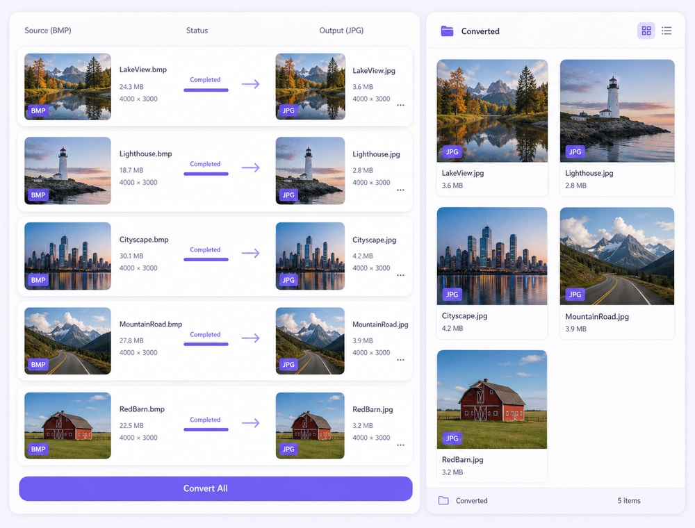 Create JPG Copies From Your BMP Collection