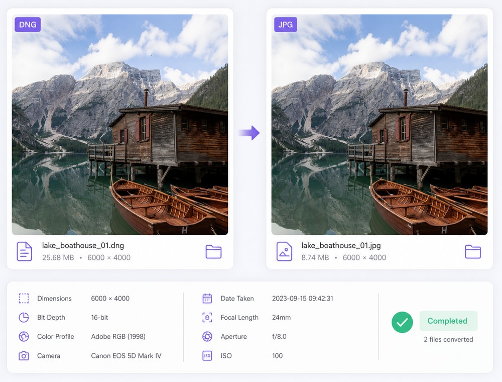 Review JPG Settings with Realistic Expectations