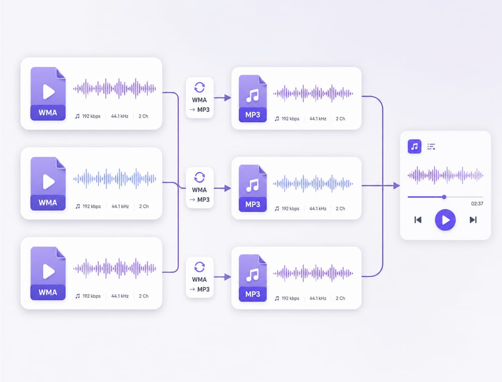 Batch convert WMA to MP3 mac in One Reviewed Queue