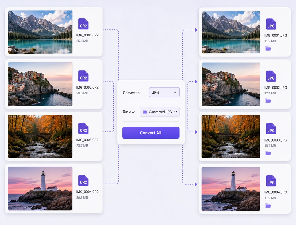 Set JPG Output and a Save Location Once