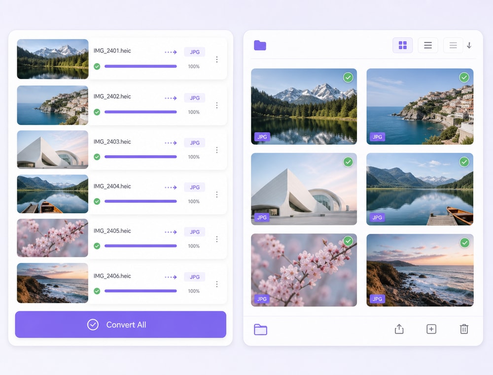 Create JPG Delivery Copies from Your HEIC Photo Collection