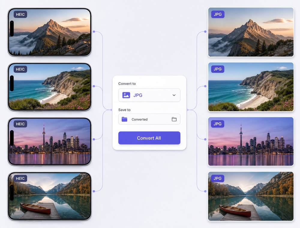 Set a shared JPG output and save folder