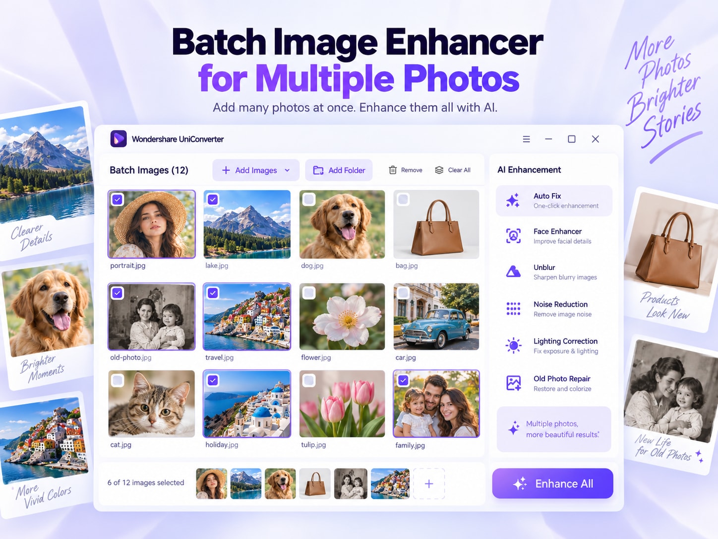 Improve a Supported Image Collection with Wondershare UniConverter