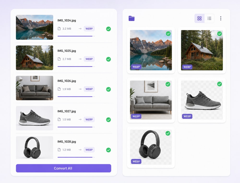 Create WebP Delivery Copies From Your JPG Collection