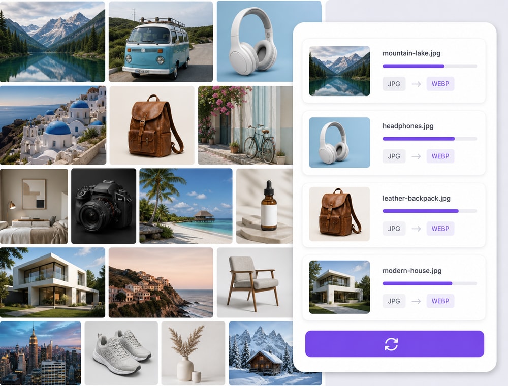 Build one queue for a JPG collection