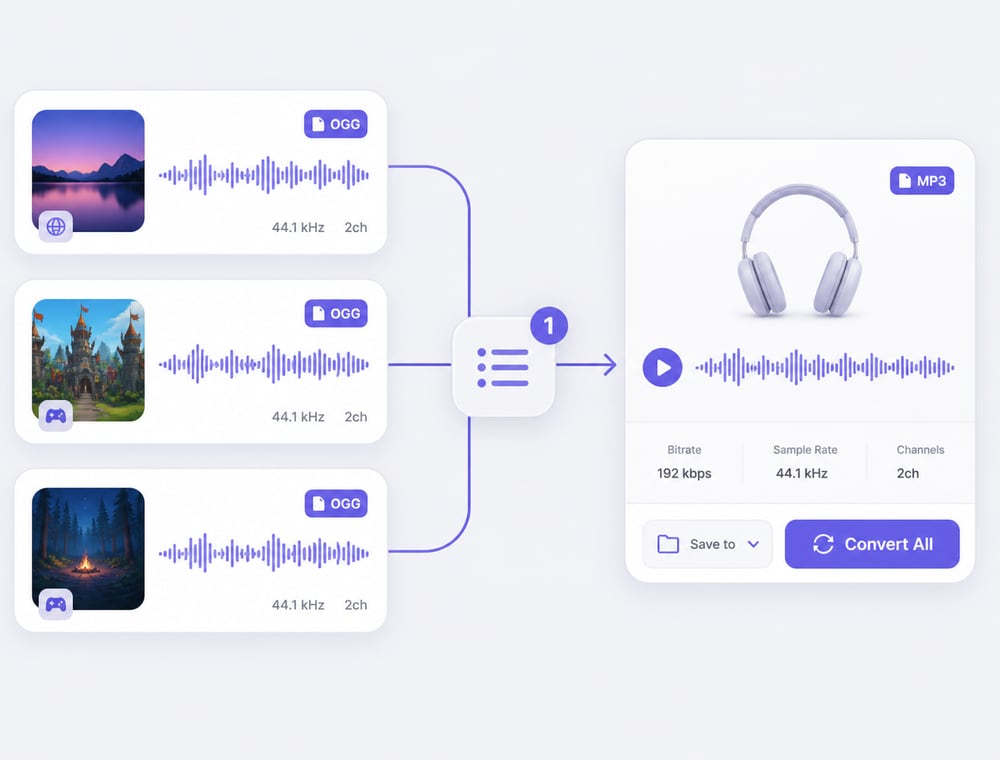 Collect Open-Format Assets by Project