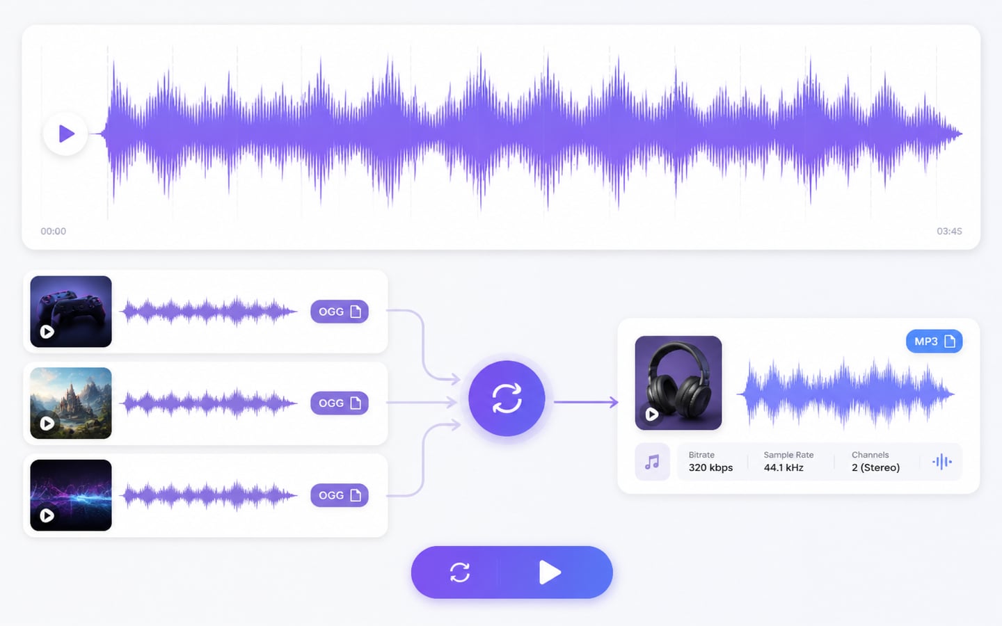 Batch OGG To MP3 Converter