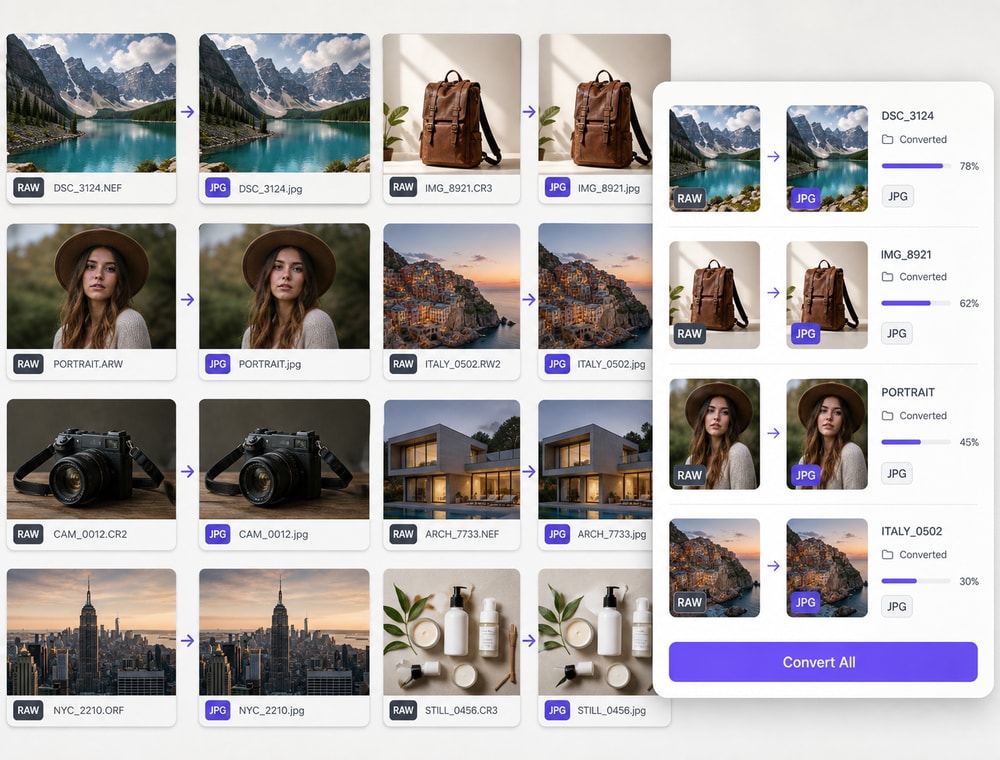 Keep a Camera RAW Collection in One Queue