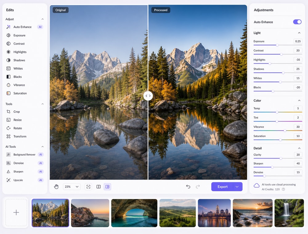 Preview Individual Images Before Export