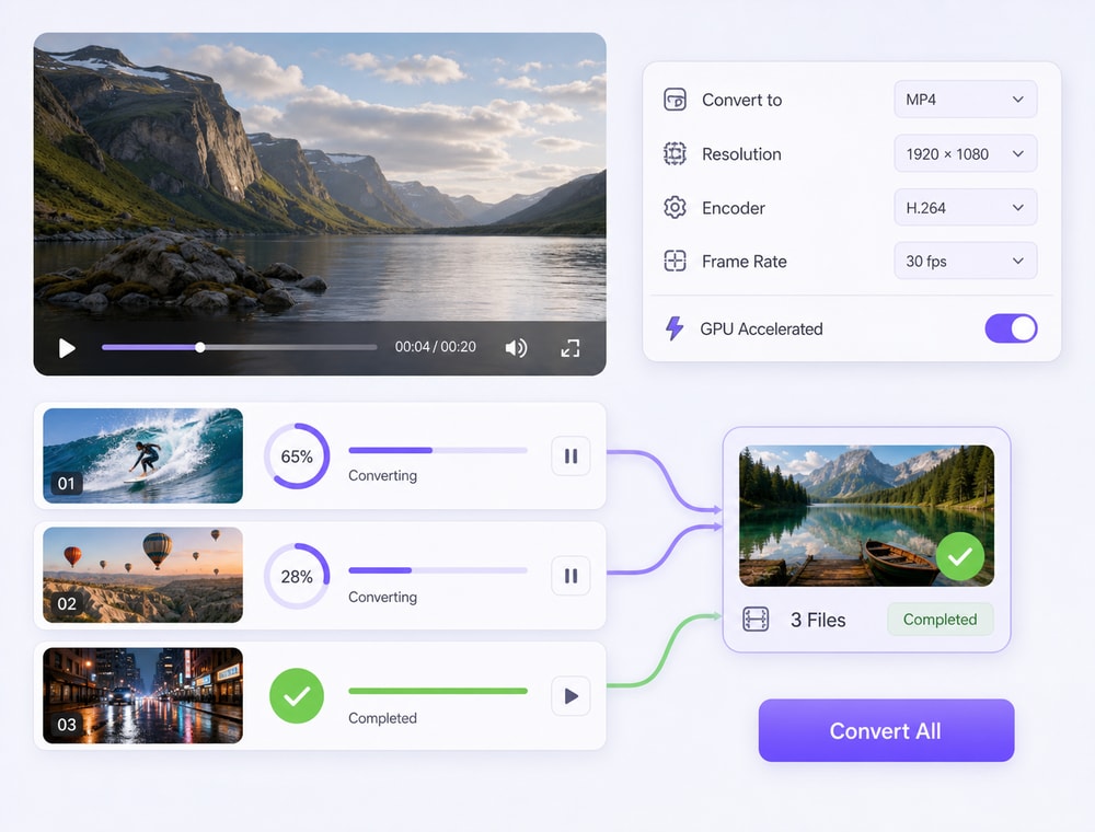 Move Large Conversion Jobs Forward Faster