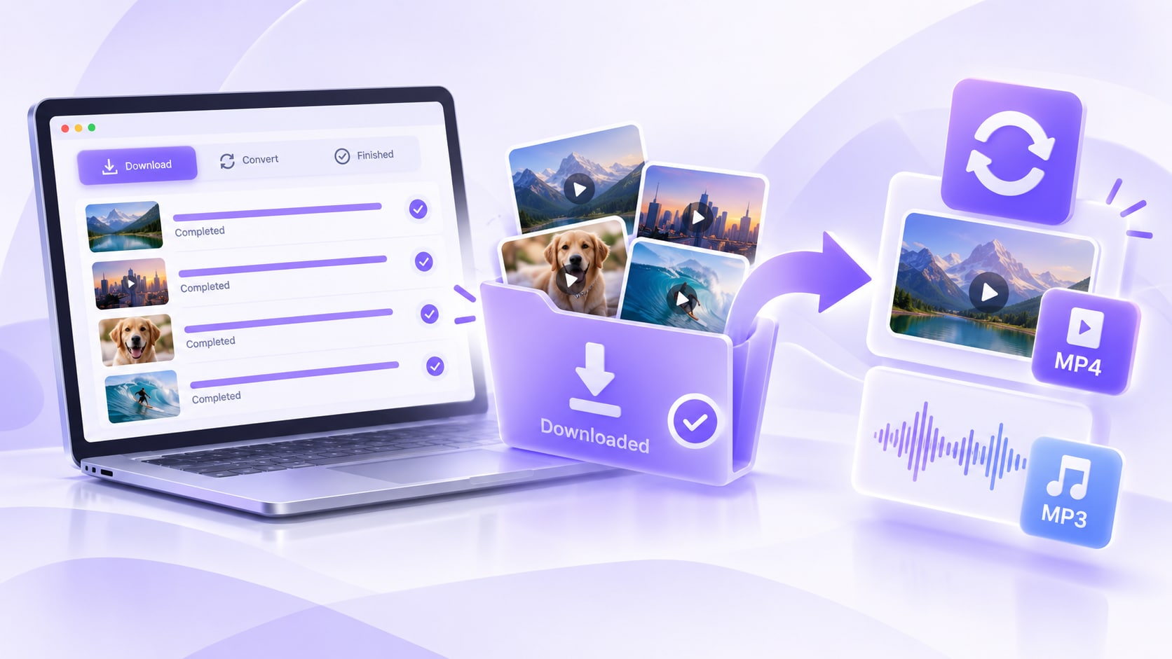 Download First, Then Convert When Needed