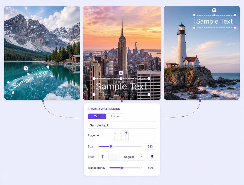 Build a text mark or use an image-based logo