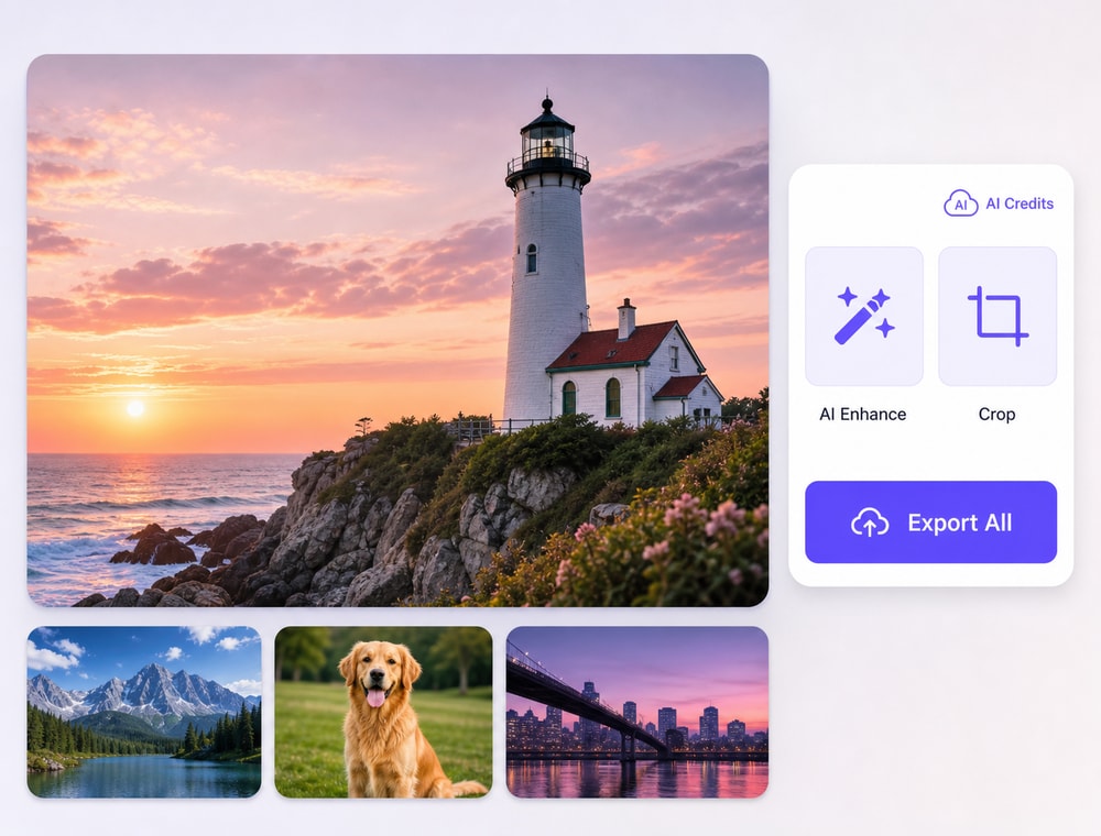 Finish related image tasks without leaving the workspace