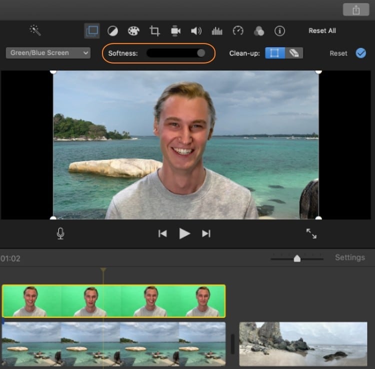 how to change video background without green screen imovie