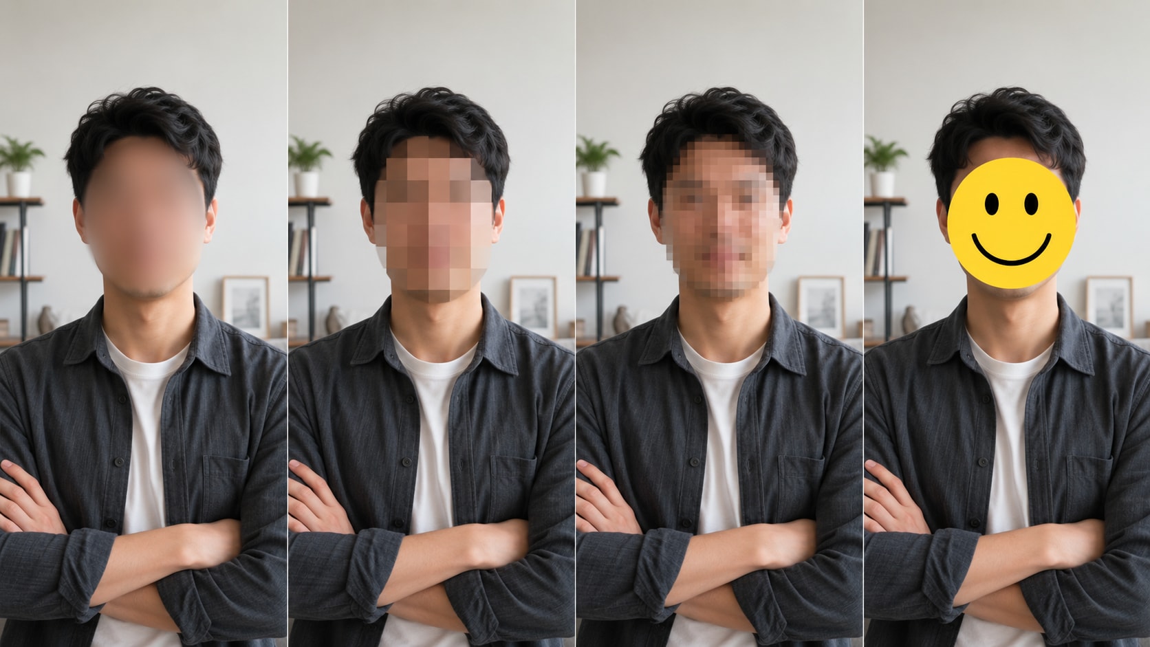 face blur mosaic and pixel effects for video