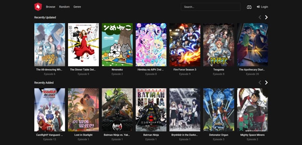 4anime interface