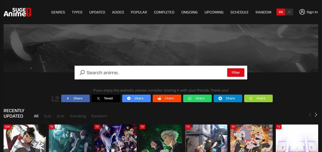 platform animesuge aniwatch not working