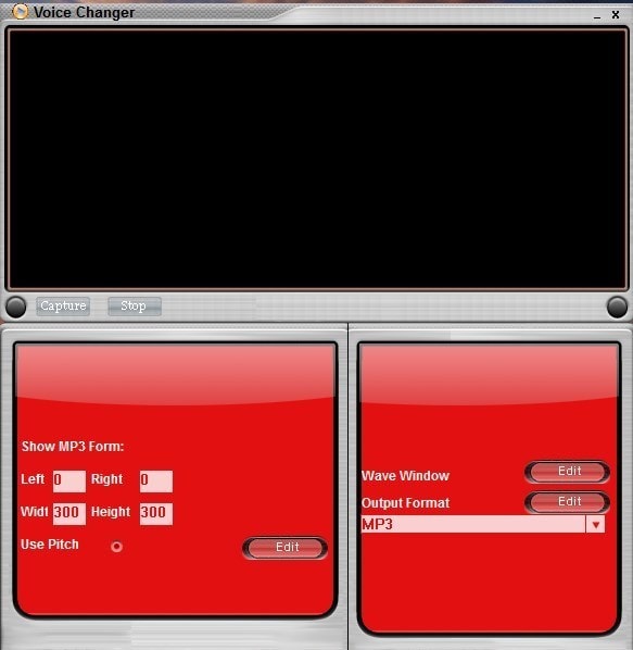 screen view of viscom voice software