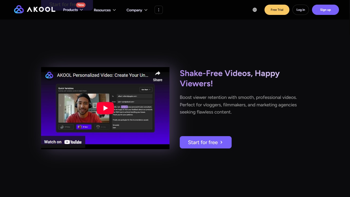 akool video stabilizer