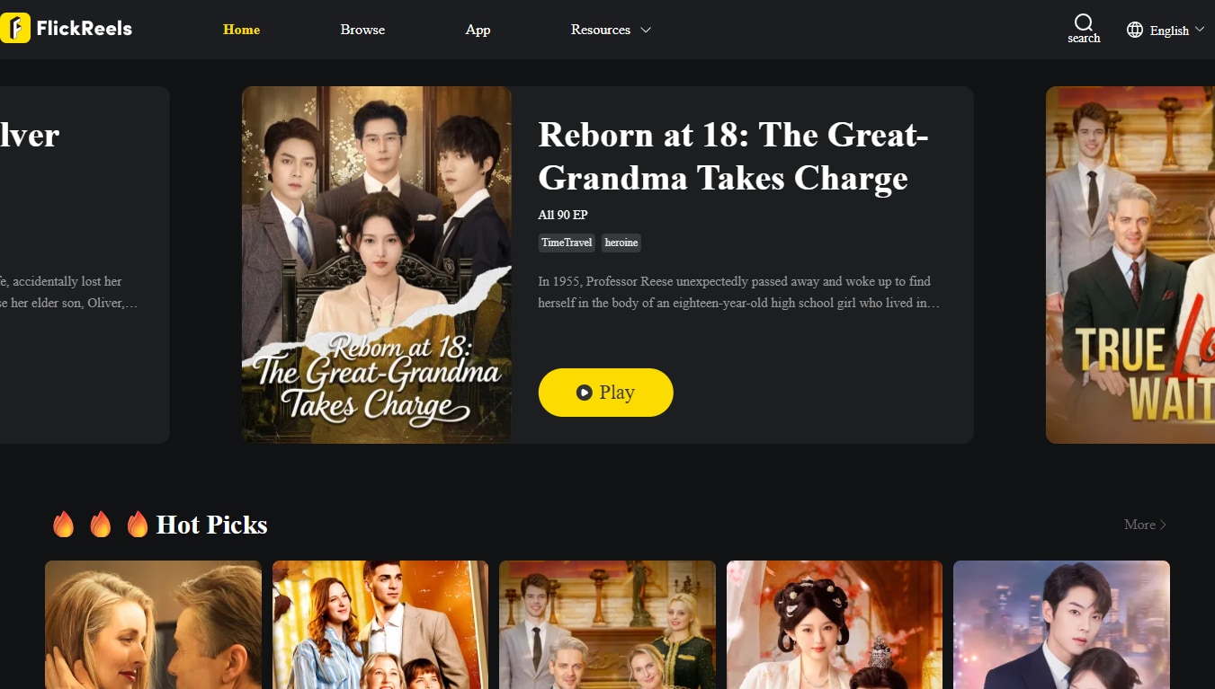 FlickReels interface
