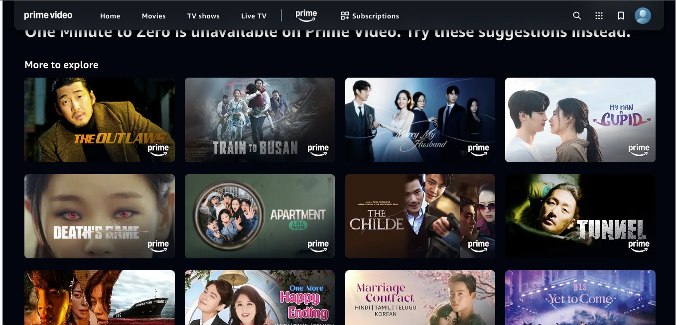 primevideo homepage