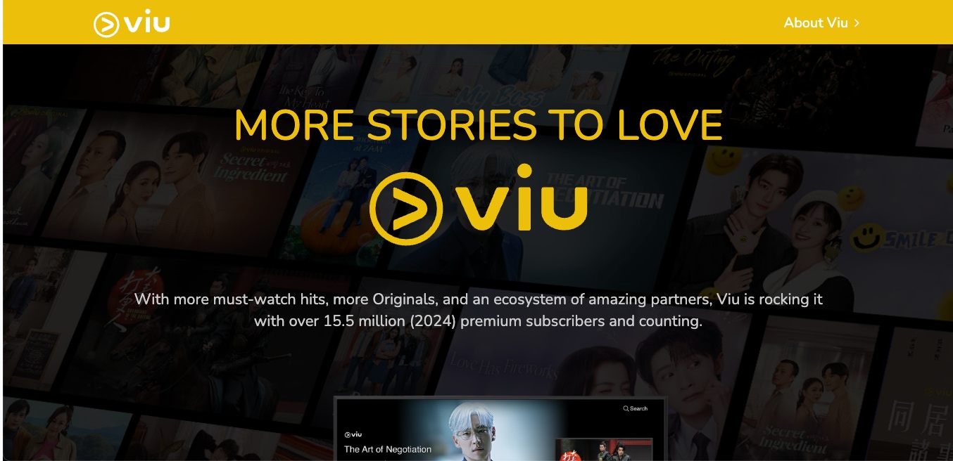 viu homepage