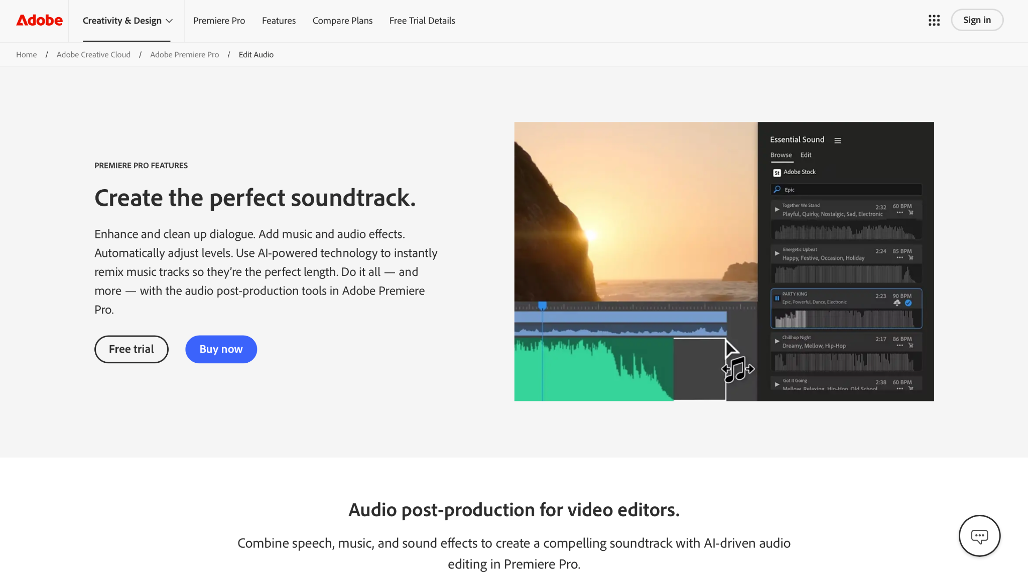 adobe premiere pro screenshot