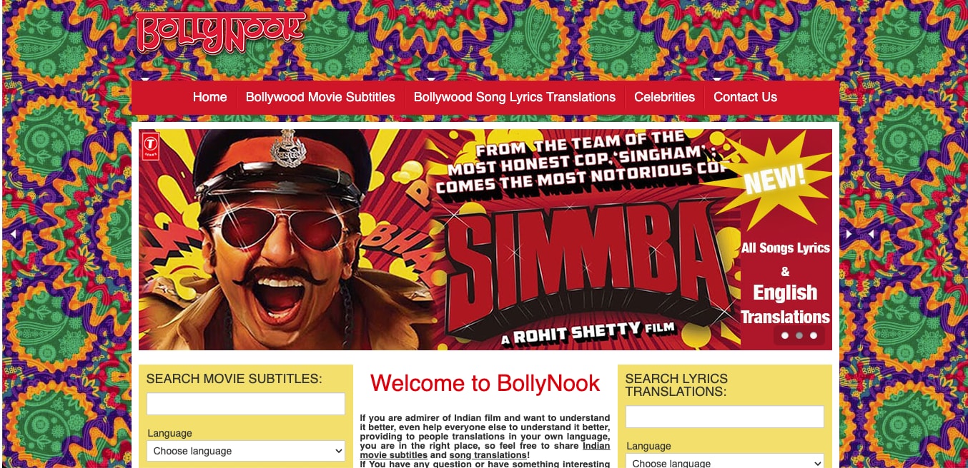 bollynook homepage