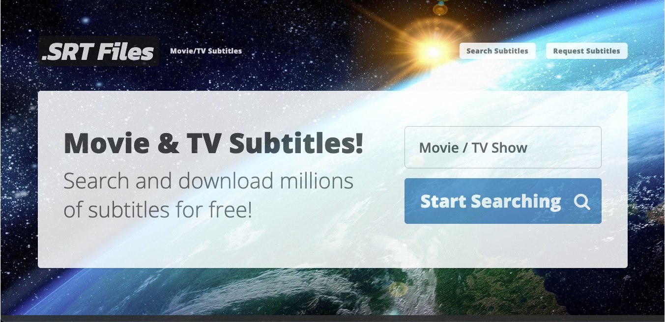 srt files homepage