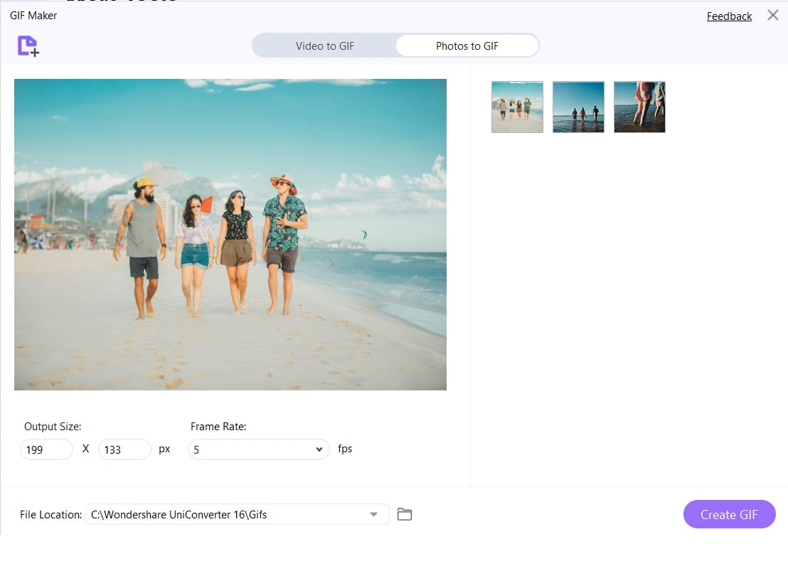 uniconverter gif maker tool