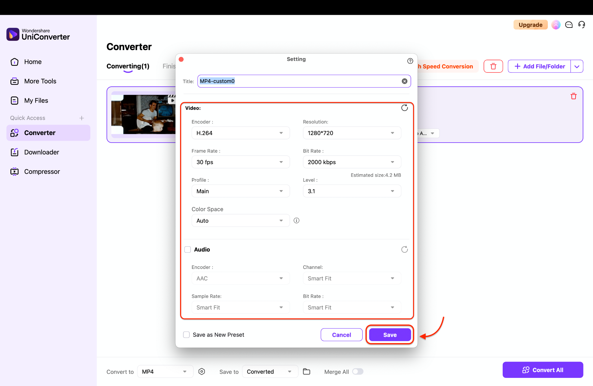 apply settings as per your need