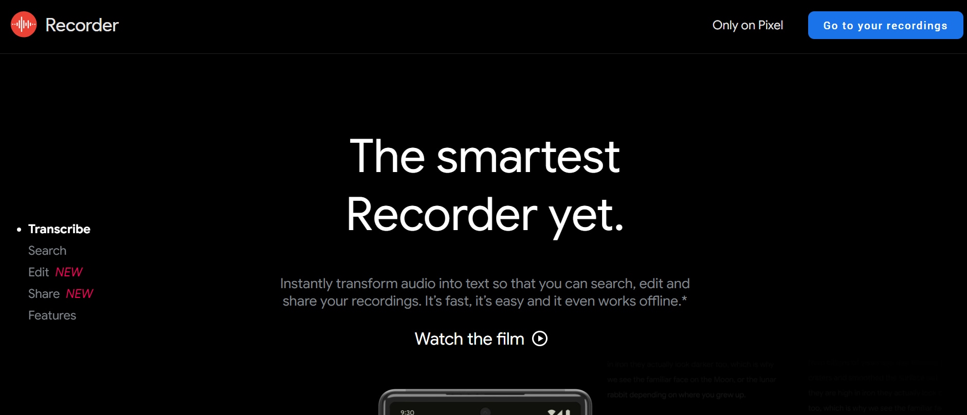 google recorder