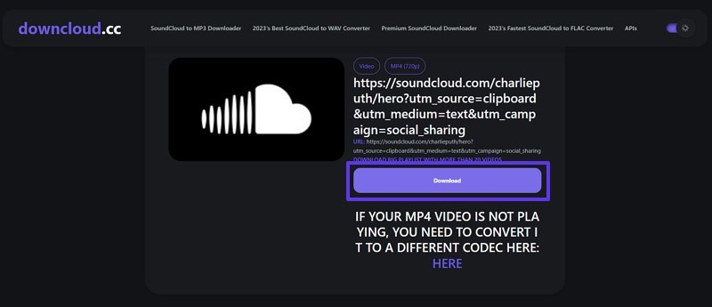 soundcloud to mp4 downloader save music
